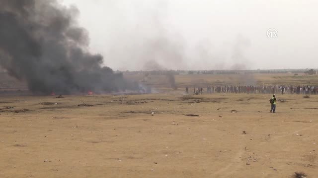 Büyük Dönüş Yürüyüşü Nde Altıncı Cuma - 350 Filistinli Yaralandı - Han