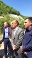 Vazhdon kërkimi për dy policët e Kosovës të zhdukur në lum, arrin Ministri i Punëve të Brendshme në vendin e ngjarjes
