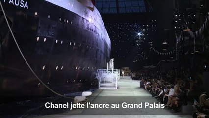 Chanel jette l'ancre au Grand Palais pour son défilé "croisière"