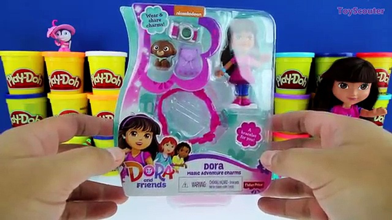 GIANT DORA THE EXPLORER Surprise Egg Play Doh - Nick Jr Toys MLP Frozen Shopkins Unicorno
