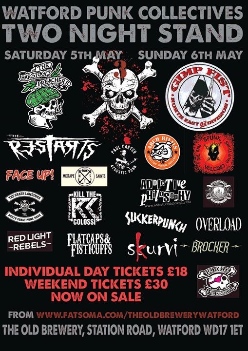 LIVE~2018!!! Watford Punk Collectives - Two Night Stand 3 2018 (((STREAM))) | at Watford, UK