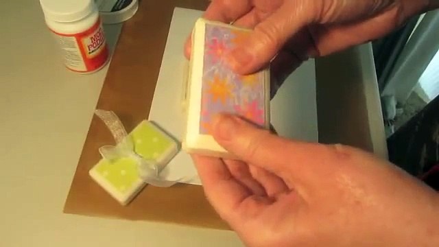 How to Make Decoupage Soap & Painted Soaps Ideas Wedding Favors