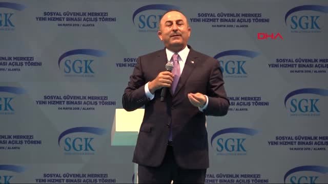 Antalya Bakan Çavuşoğlu 2 Milyar Ümmet Türkiye'den Medet Bekliyor