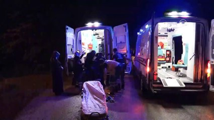 Otomobil dere yatağına devrildi: 5 yaralı - DÜZCE