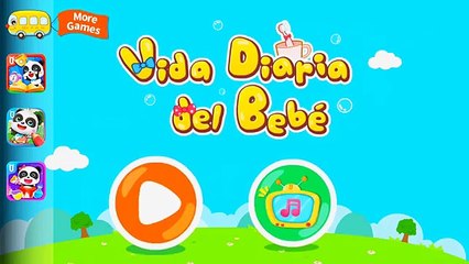 Juego del bebé y divertida aprender - Panda Bebé Vida Diaria y tomar cuidado lindo pequeño panda