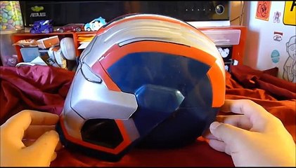 Iron Patriot - Disguise War Machine Repaint Mark 42 Halloween Helmet Review
