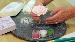 Karen Davies Cake Decorating Moulds / Molds - free beginners tutorial / how to - Roses