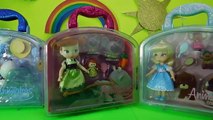 Disney Animators Collection Mini Doll Play Sets! ELSA, ANNA, ARIEL, CINDERELLA, SNOW WHITE, BELLE