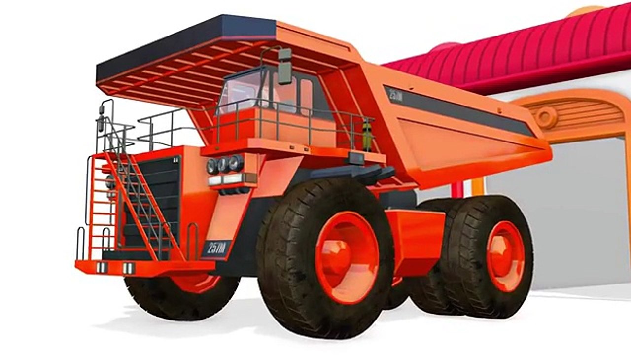 LEARN COLORS w DUMP TRUCKS for Children - Educational Video | Cars Colors for Kids Nursery Rhymes
