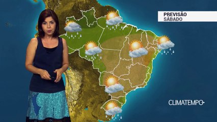 Previsão Brasil - Ar seco em grande parte do BR