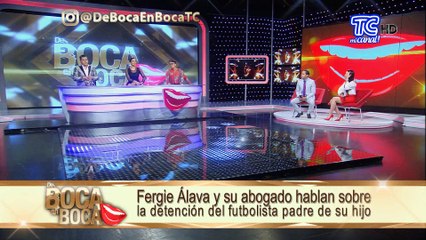 Fergie Álava hablará sobre la detención del padre de su hijo