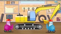 Compilation: tracteur, camions benne, grue, train, moto | Tom & Matt les véhicules constru