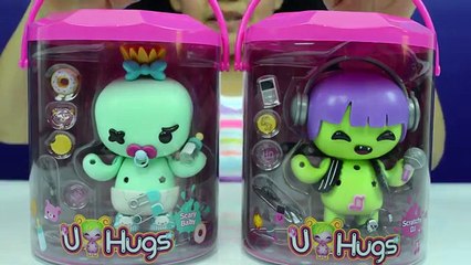 New U Hugs Fashion Dolls - Scary Baby - Scratchy DJ - Kids Toy Review