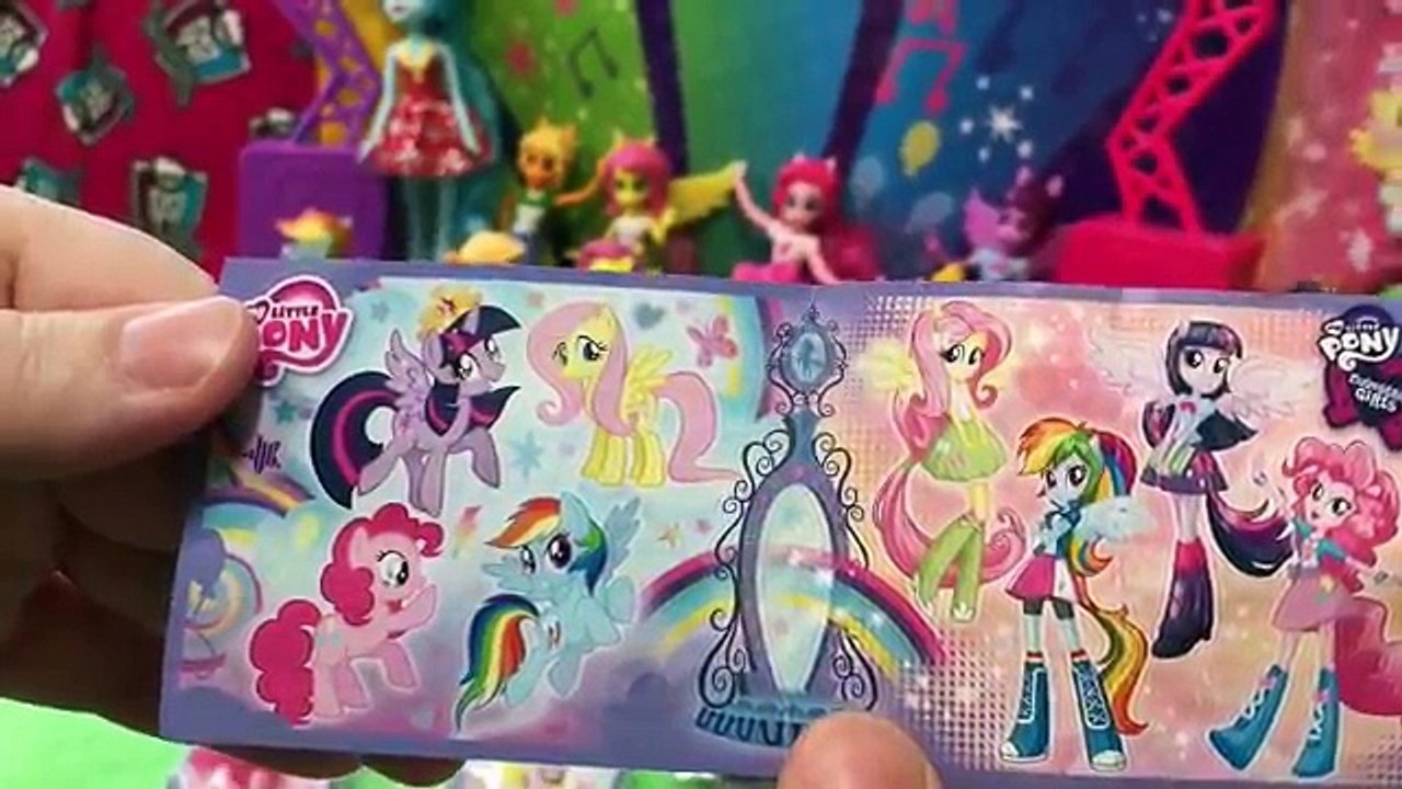 New My Little Pony Equestria Girls Kinder Egg Full Set Twilight Sparkle Rainbow Dash Pinkie Pie