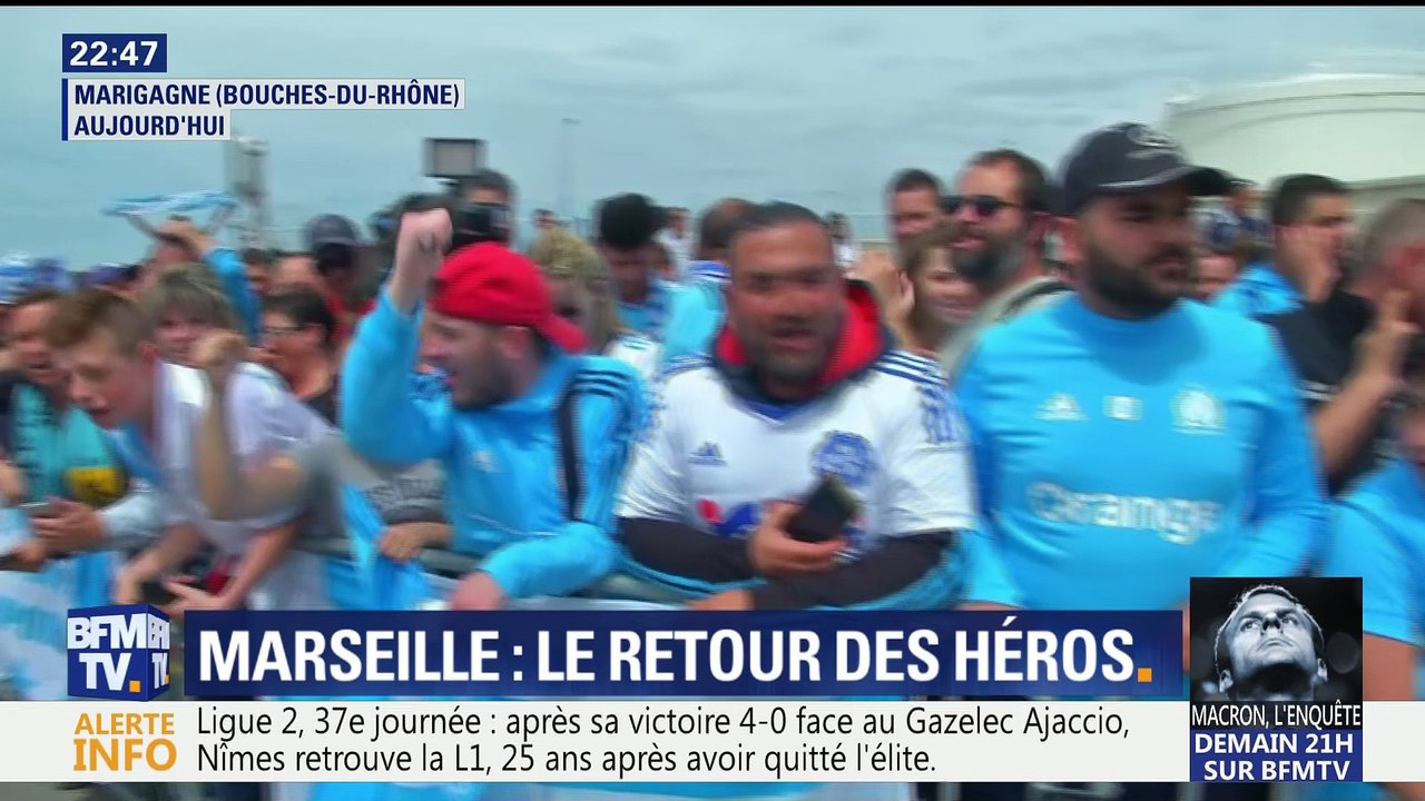 Marseille: le retour des héros