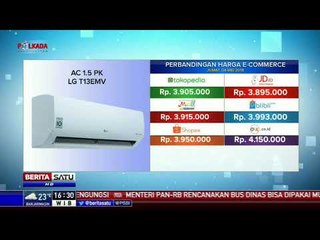 Perbandingan Harga e-Commerce: AC 1.5 PK LG T13EMV
