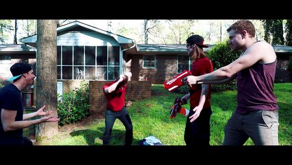 NERF WAR: MOST RIDICULOUS RED VS BLUE BATTLE 2V2 FIGHT EVER (Ft. Lord Draconical, Mike Rants, Trash)