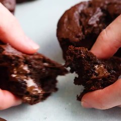 "Skinny" Double-Chocolate Peanut Butter Muffins