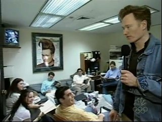 Remote: Conan Shows Off the Cramped NBC Offices - 6/17/2004