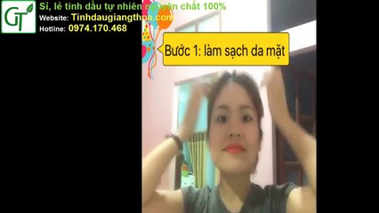 Các Bước Chăm Sóc Da Mặt Với Dầu Gấc