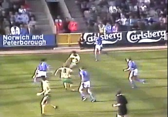 Norwich City - Everton 28-10-1989 Division One