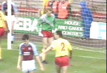 Aston Villa - Crystal Palace 28-10-1989 Division One