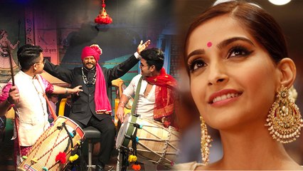 Sonam Kapoor की शादी के लिए सजा पापा Anil Kapoor का स्टेच्यू, पंजाबी लुक में हुए तैयार । Boldsky