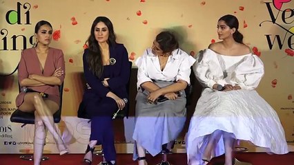 Swara Bhaskar AWKWARD Moment At Veere Di Wedding Trailer Launch