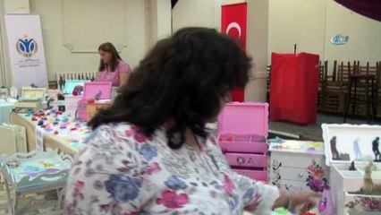 Köylü kadınlar üretmiş oldukları ürünleri sergiledi