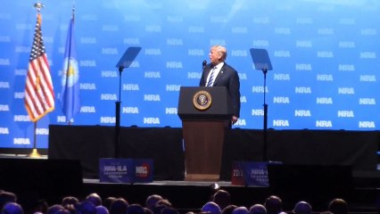 Trump refuerza el respaldo a la Asociación del Rifle