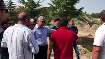 Atık çamuru depolama alanında metan gazı sıkışması sonucu taşma meydana geldi - UŞAK