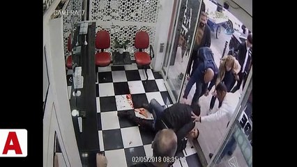 Beykoz’da değnekçi dehşeti kamerada