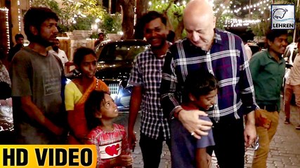 Anupam Kher's Sweets Gesture For Kids Outside Anil Kapoor's House
