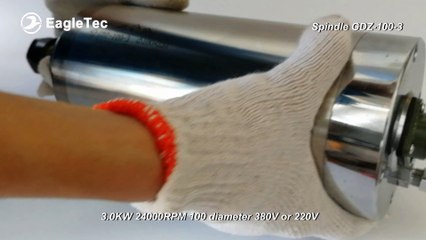 CNC Machine Spindle Replacement 3KW GDZ-100-3 24000RPM 400Hz