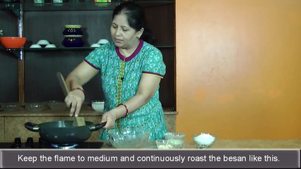 Besan Burfi Recipe _ How to make Besan ki Barfi