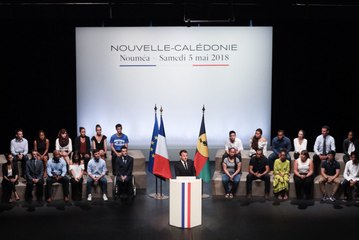 Discours du Président de la République, Emmanuel Macron, sur la Nouvelle-Calédonie à Nouméa