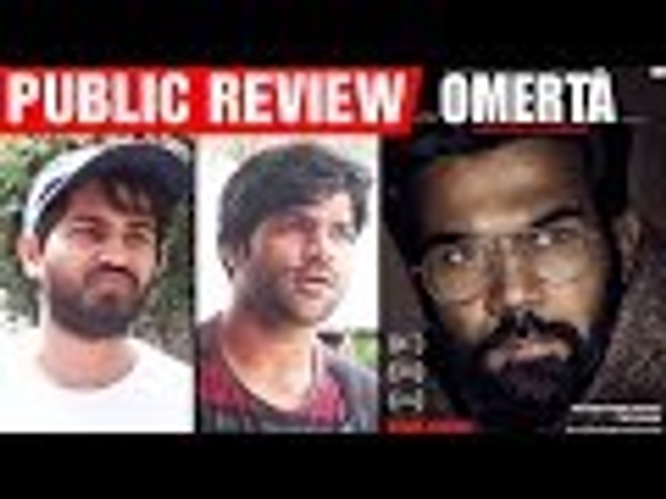 Public Review Of Film Omerta | Rajkumar Rao - video Dailymotion