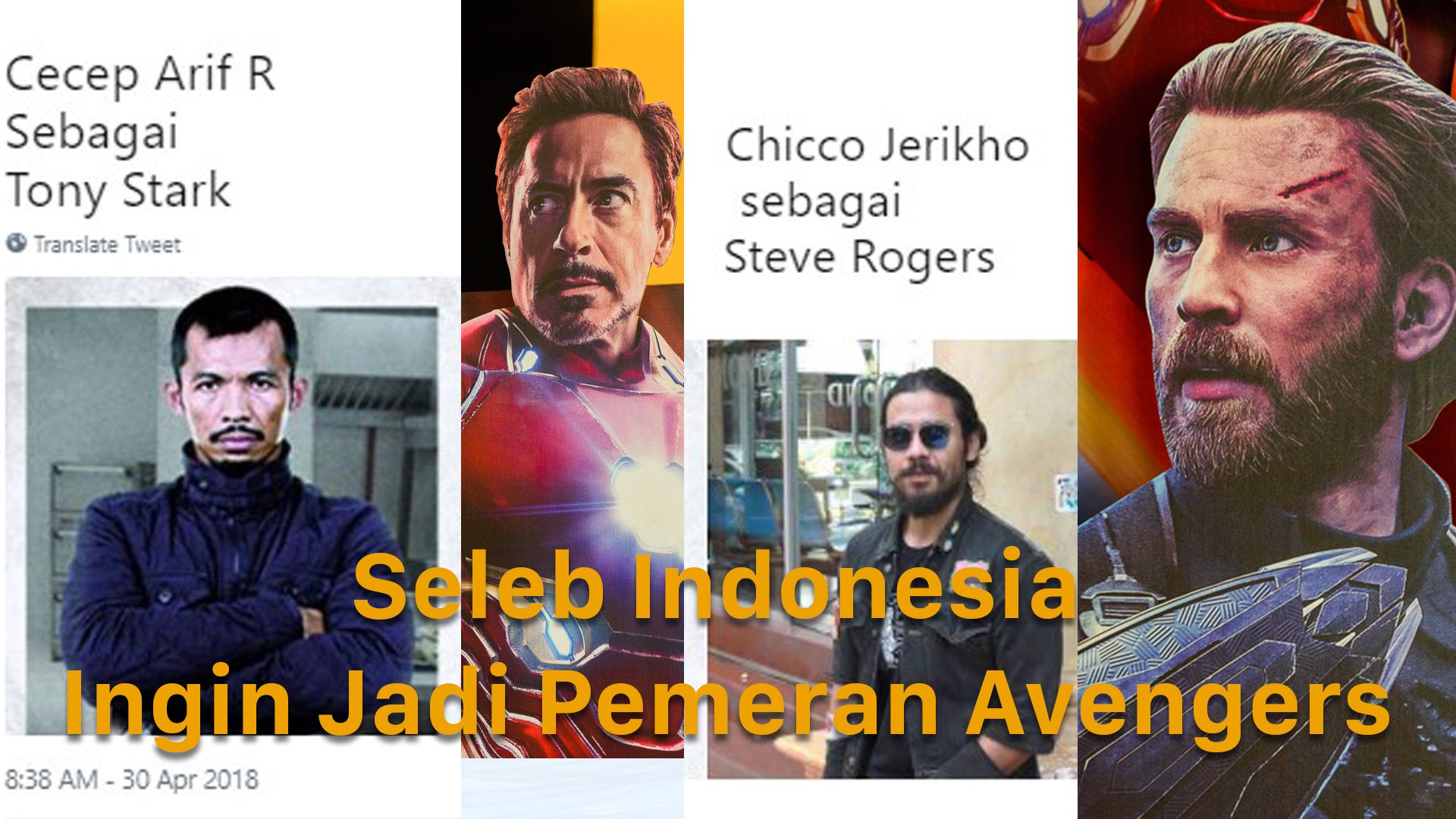⁣Jika Artis Indonesia Jadi Pemeran Film Avengers