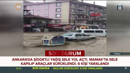 Ankara'da şiddetli yağış etkili
