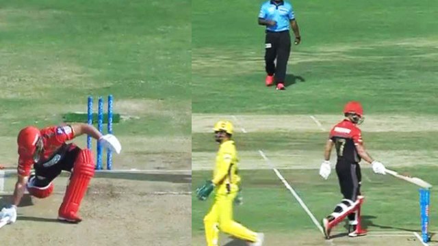 IPL 2018: AB de Villiers gets angry with MS Dhoni after stumping | वनइंडिया हिंदी