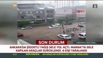 Ankara'da şiddetli yağış etkili