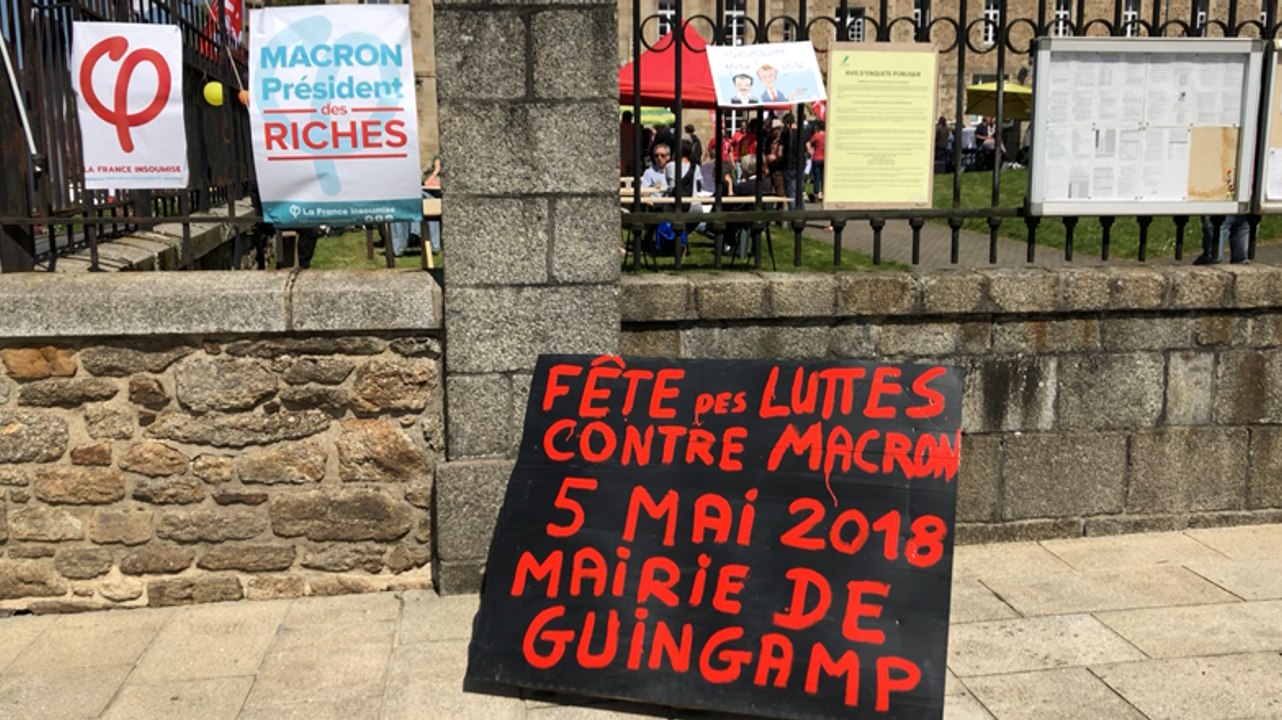 Rassemblement anti-Macron