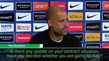 I'll stay for another year for sure - Guardiola on Man City contract