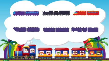 Паровозики - Развивающий мультик для малышей про поезда