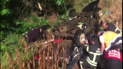 Aydın Nazilli'de Sağanak Yağış Kazaya Neden Oldu; 1 Yaralı