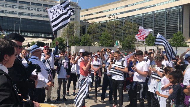 Le public brestois devant Bercy