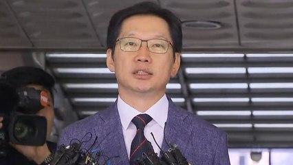 김경수 23시간 밤샘 조사...의혹 '전면 부인' / YTN