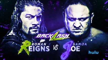 WWE 2K18 Backlash 2018 Roman Reings Vs Samoa Joe Match