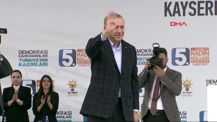 Kayseri-Cumhurbaşkanı Erdoğan Kadın Kolları İl Kongresi'nde Konuştu-1