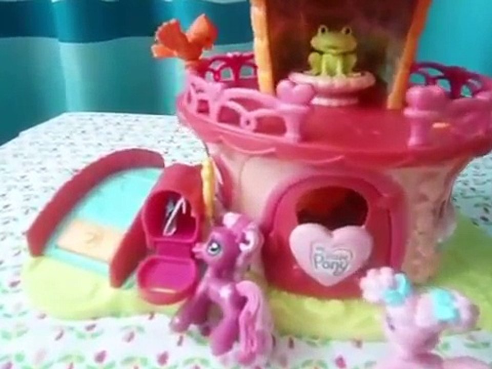 juguetes My Little Pony casita y rueda de la fortuna